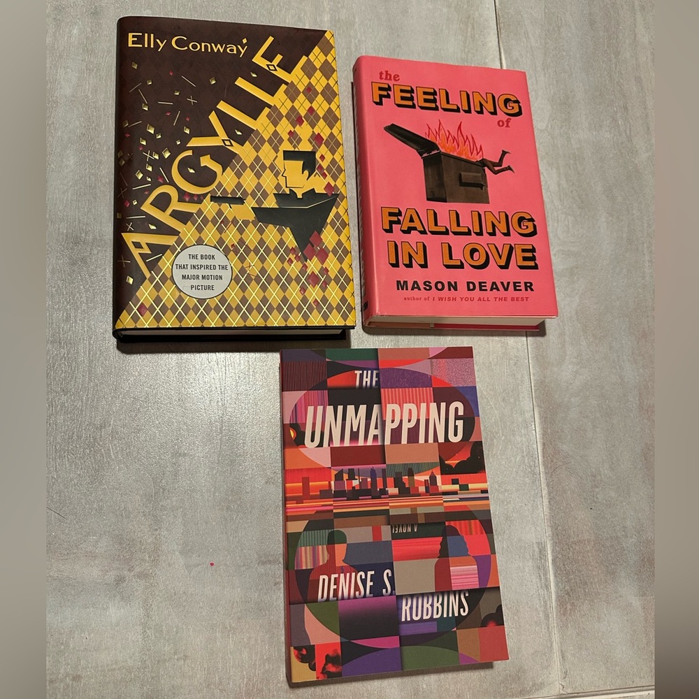 Fiction novels set of 3